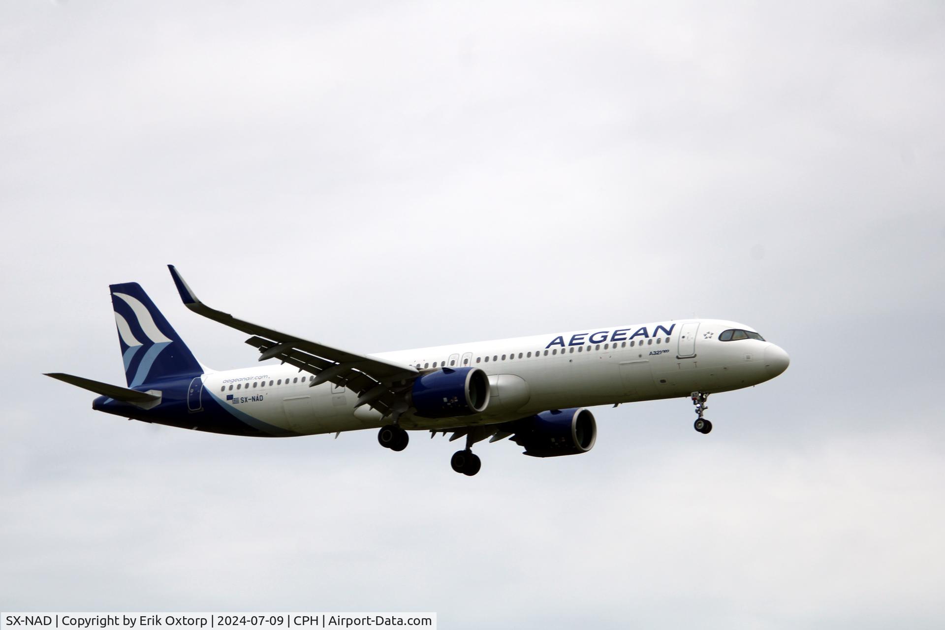 SX-NAD, 2021 Airbus A321-271NX C/N 10305, SX-NAD landing rw 04L