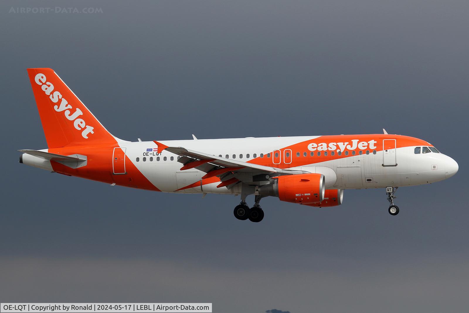 OE-LQT, 2007 Airbus A319-111 C/N 3053, at bcn