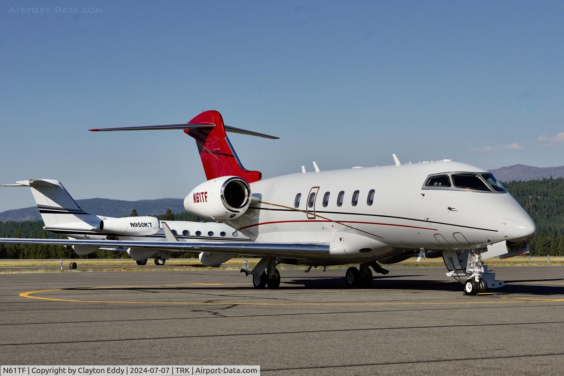 N61TF, 2006 Bombardier Challenger 300 (BD-100-1A10) C/N 20110, Truckee Tahoe Airport in California 2024.