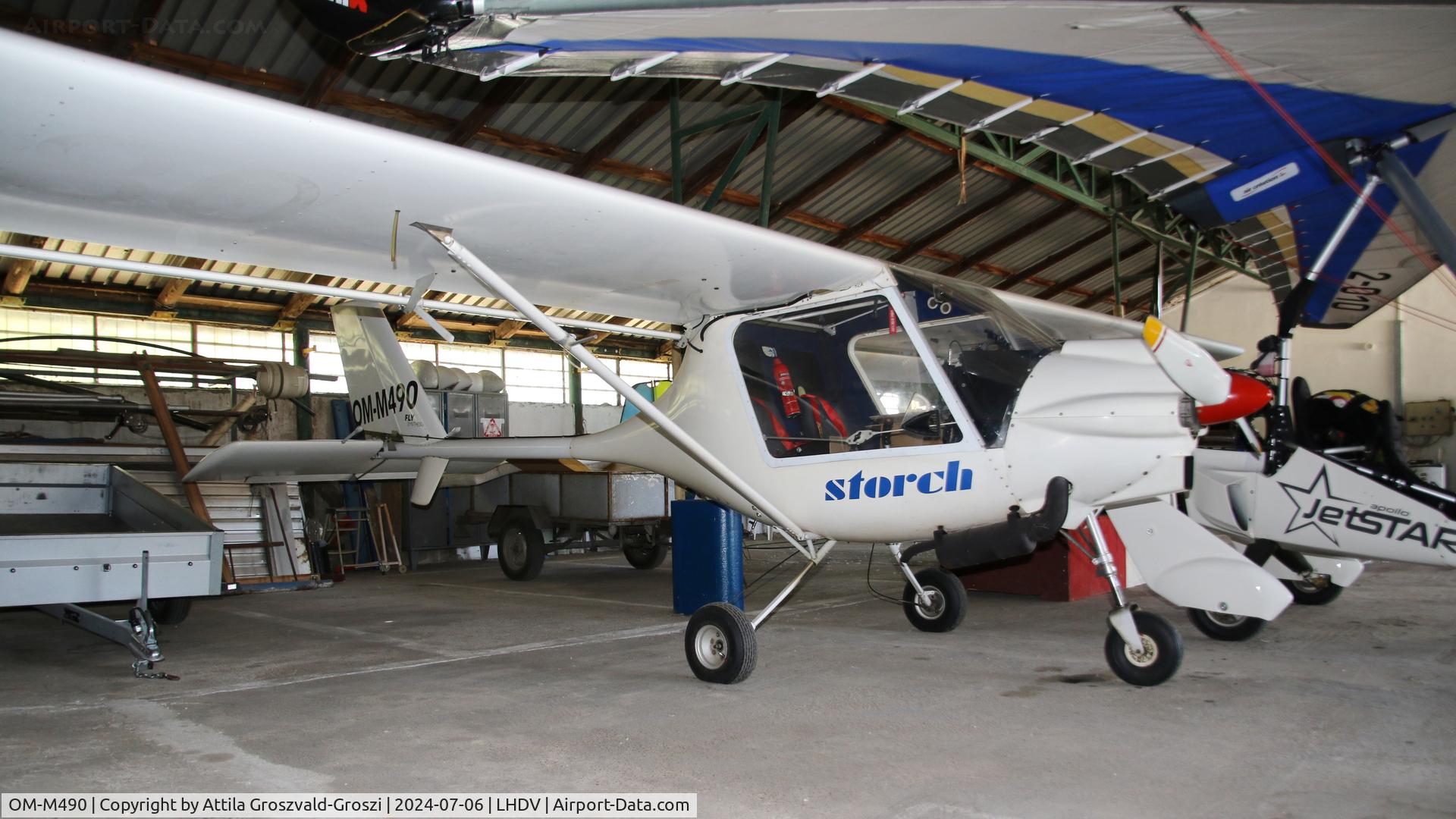 OM-M490, 1995 Fly Synthesis Storch C/N 052, LHDV - Dunaújváros Airport, Kisapostag - Hungary