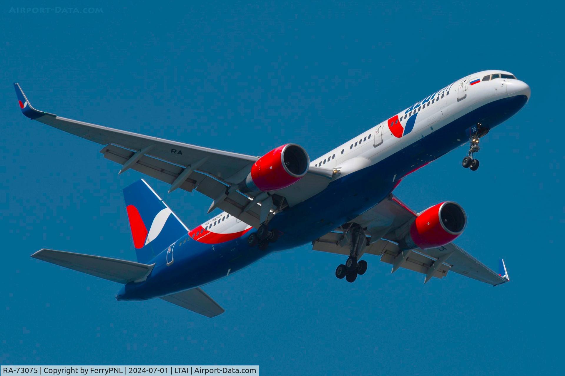 RA-73075, 1994 Boeing 757-2Q8(WL) C/N 26271, Azur Air B752 landing in AYT