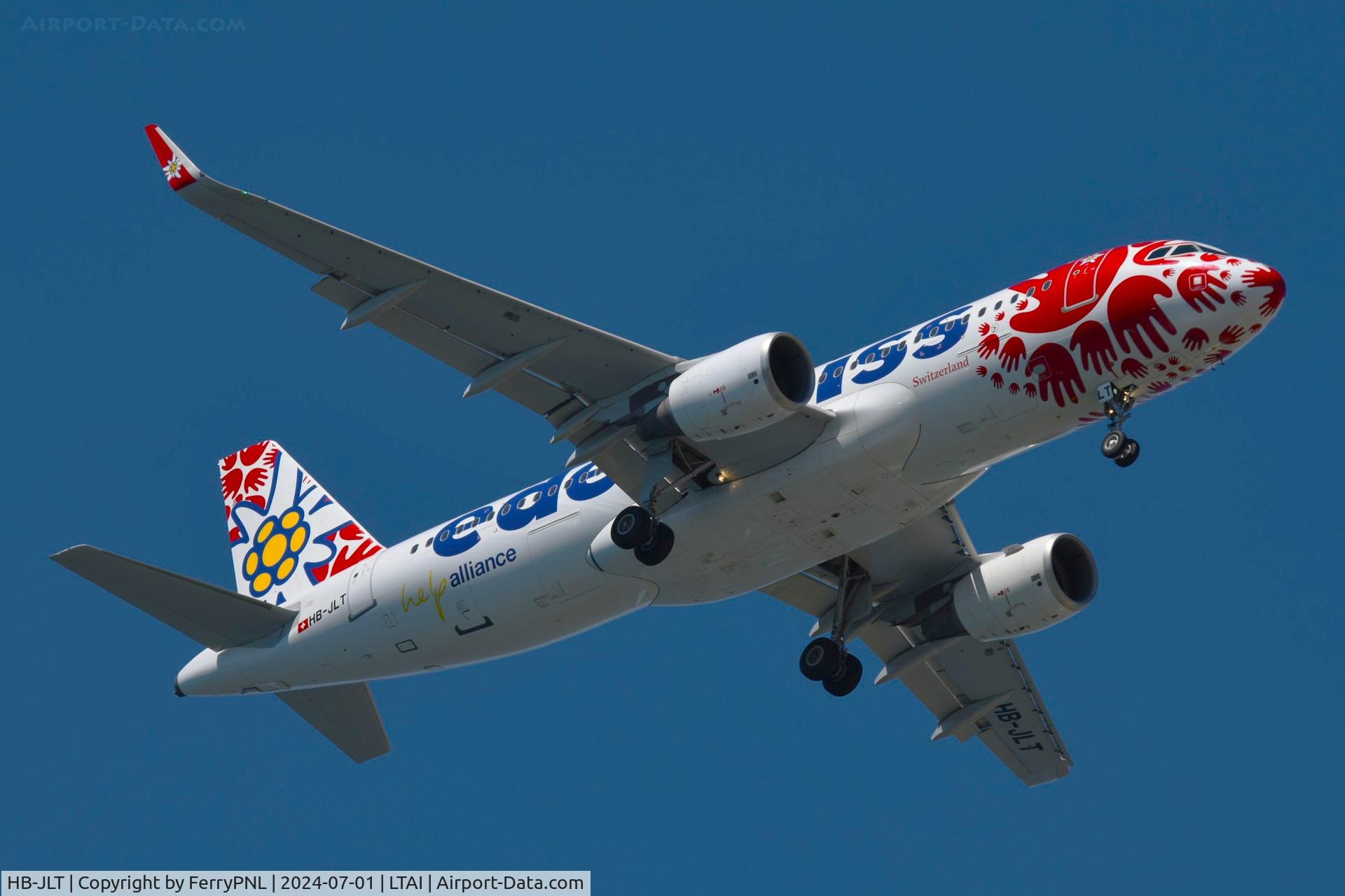 HB-JLT, 2013 Airbus A320-214 C/N 5518, Edelwies A320