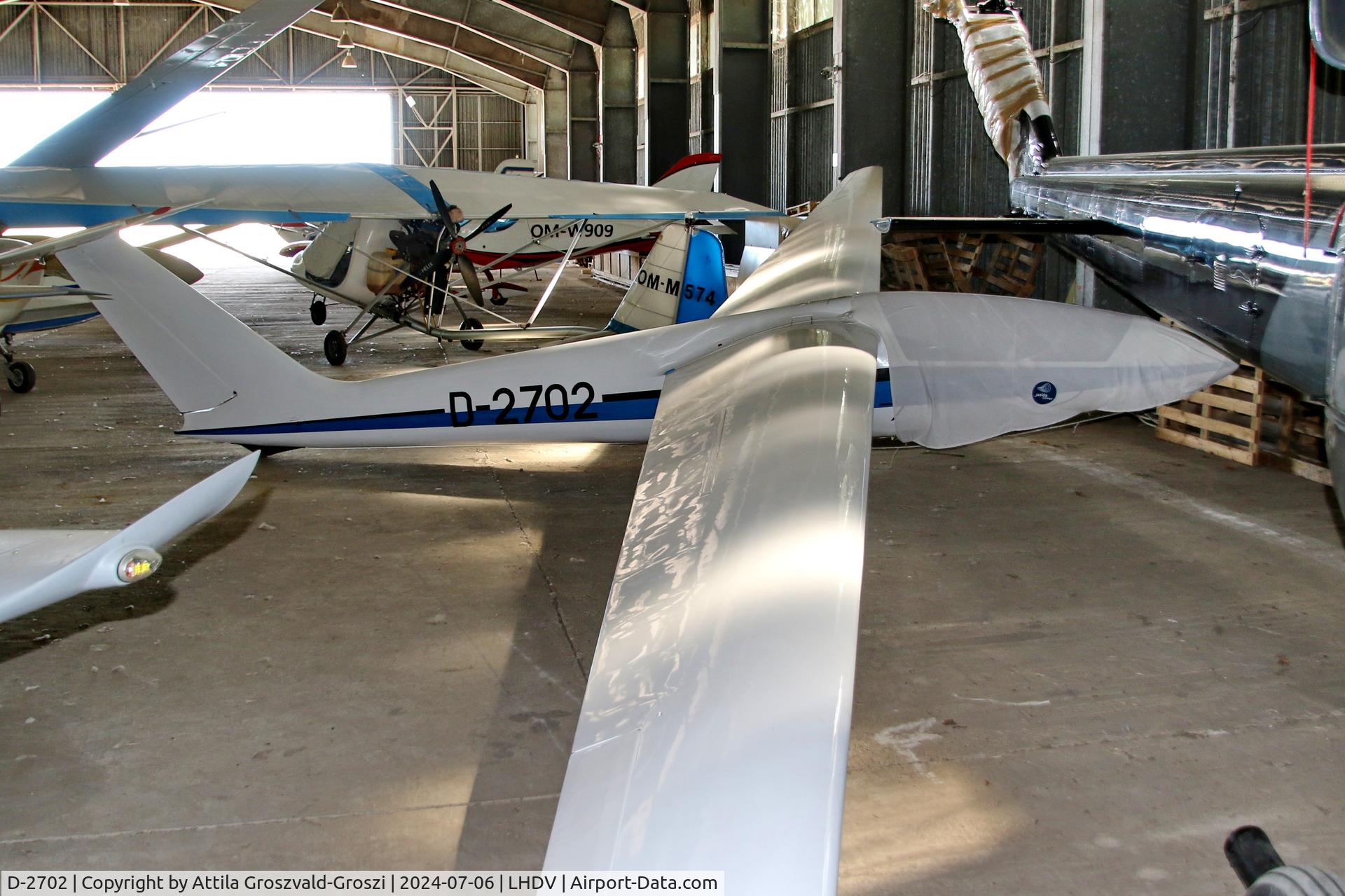 D-2702, 1970 PZL-Bielsko SZD-32A Foka 5 C/N W-427, LHDV - Dunaújváros Airport, Kisapostag - Hungary