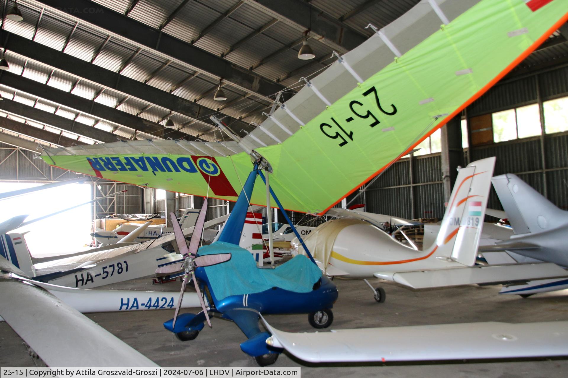 25-15, 1995 TL Ultralight TL-22 Duo C/N 95C04, LHDV - Dunaújváros Airport, Kisapostag - Hungary