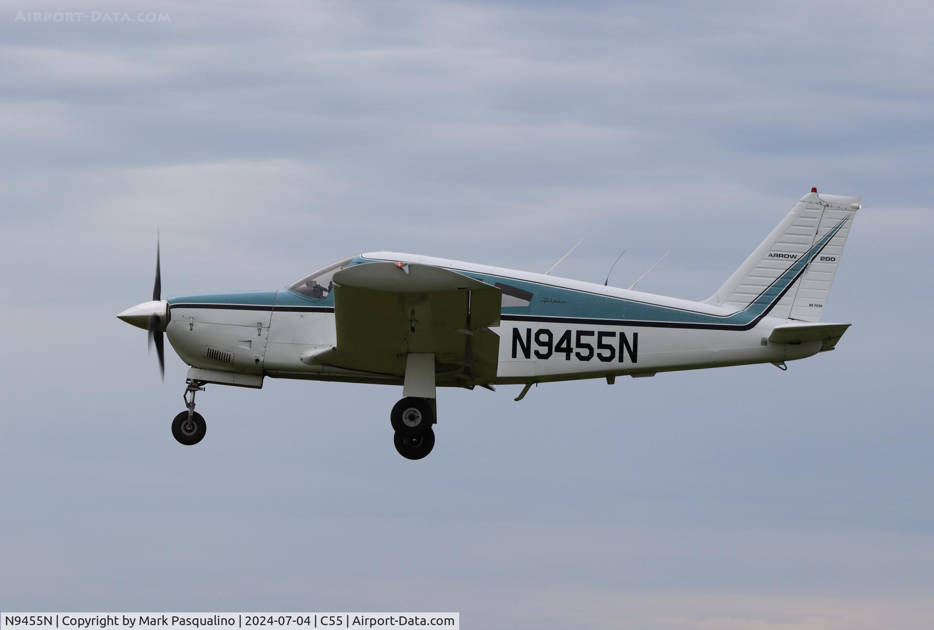 N9455N, 1969 Piper PA-28R-200 C/N 28R-35170, Piper PA-28R-200