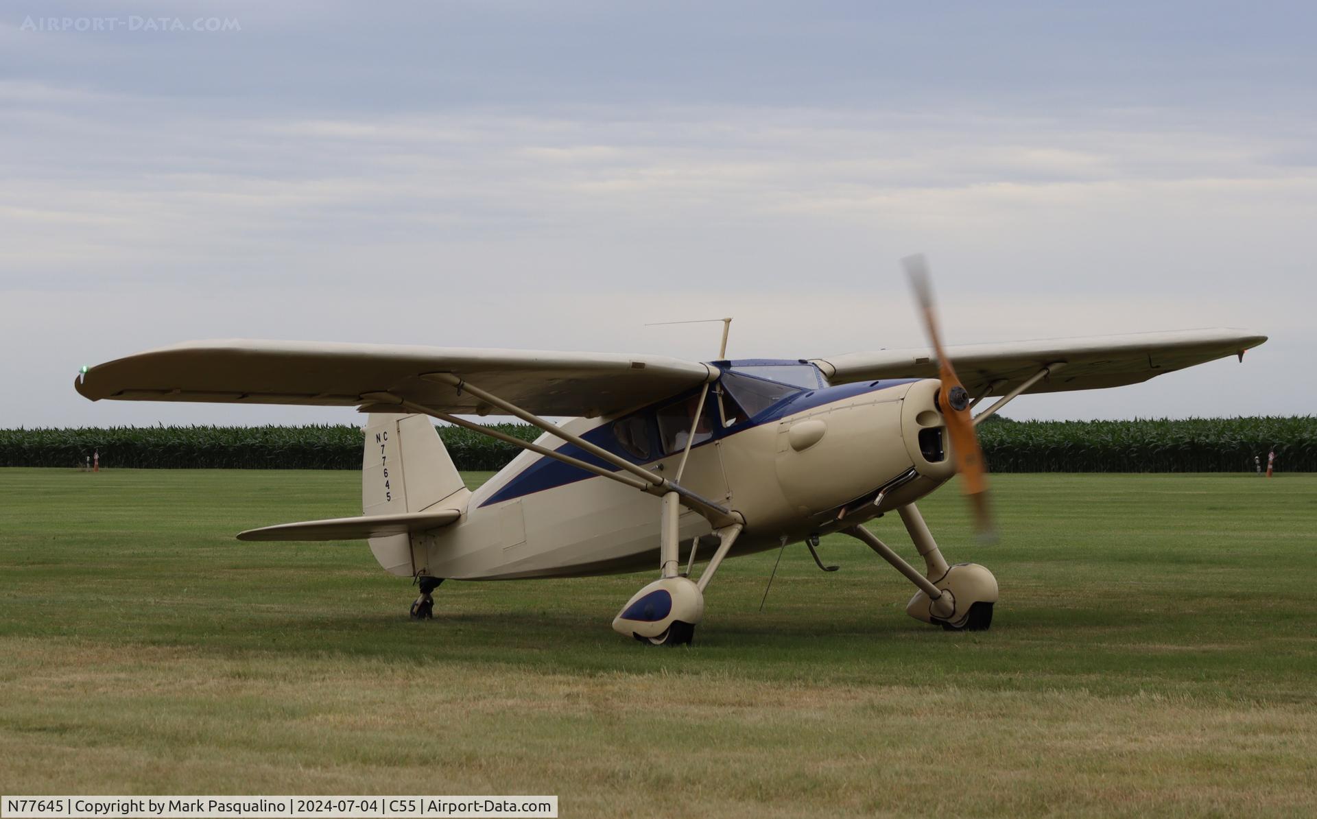 N77645, 1947 Fairchild 24R-46A C/N R46-345, Fairchild 24R-46A