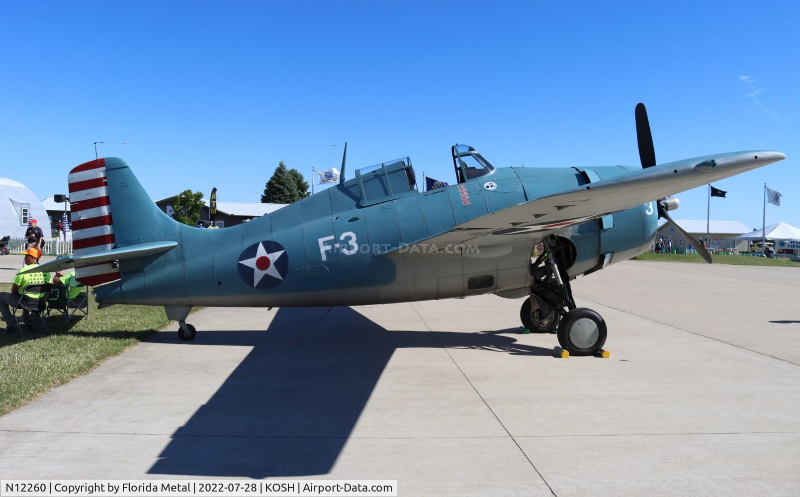N12260, 1943 Grumman F4F-3 Wildcat C/N 12260, Wildcat zx