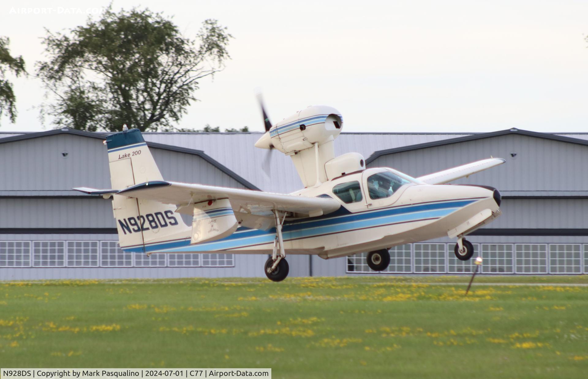 N928DS, 1973 Lake LA-4-200 Buccaneer C/N 573, Lake LA-4-200
