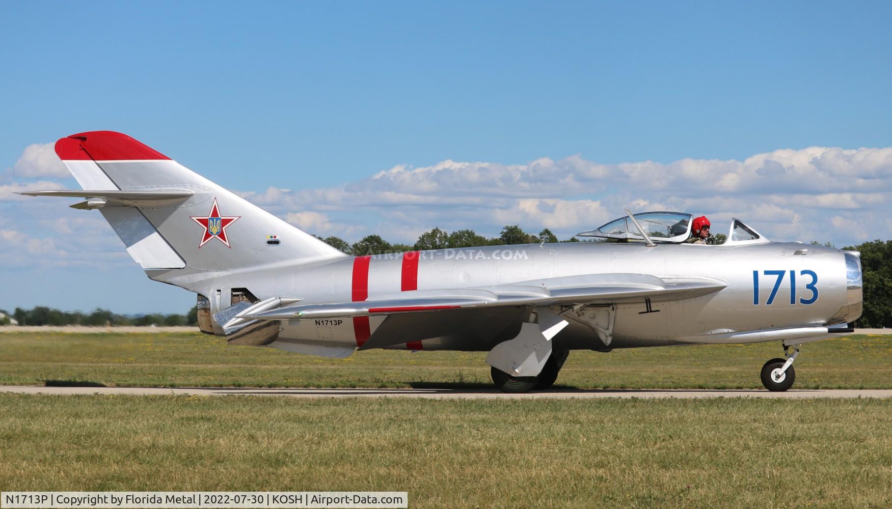 N1713P, 1960 PZL-Mielec Lim-5 (MiG-17F) C/N 1C1713, Mig-17 zx