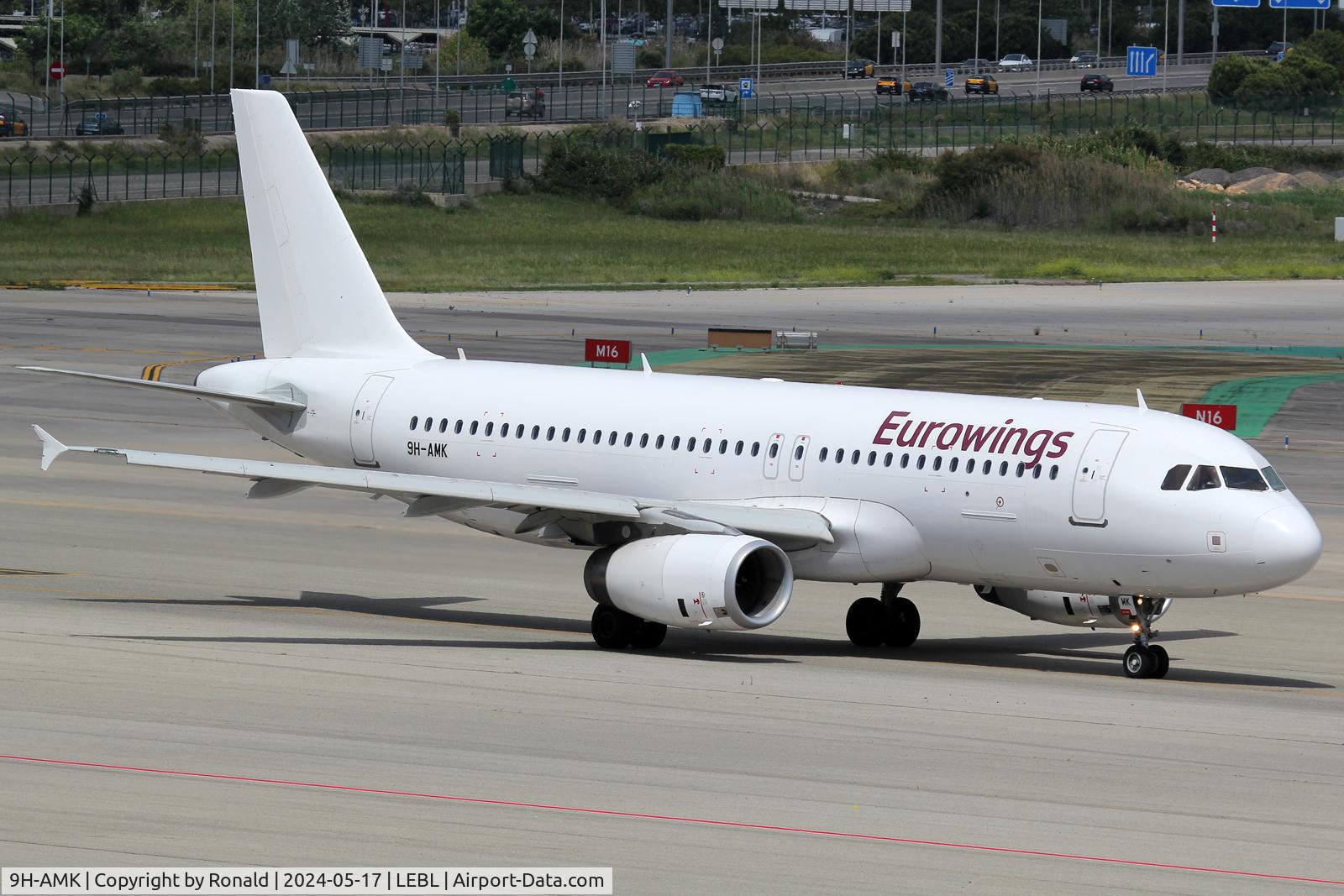 9H-AMK, 2008 Airbus A320-200 C/N 3562, at bcn