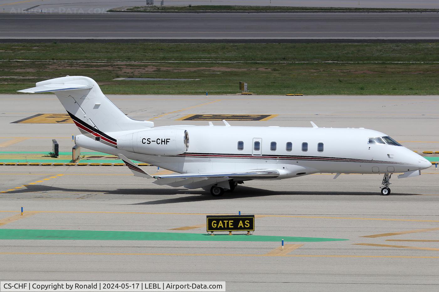 CS-CHF, 2017 Bombardier Challenger 350 (BD-100-1A10) C/N 20671, at bcn