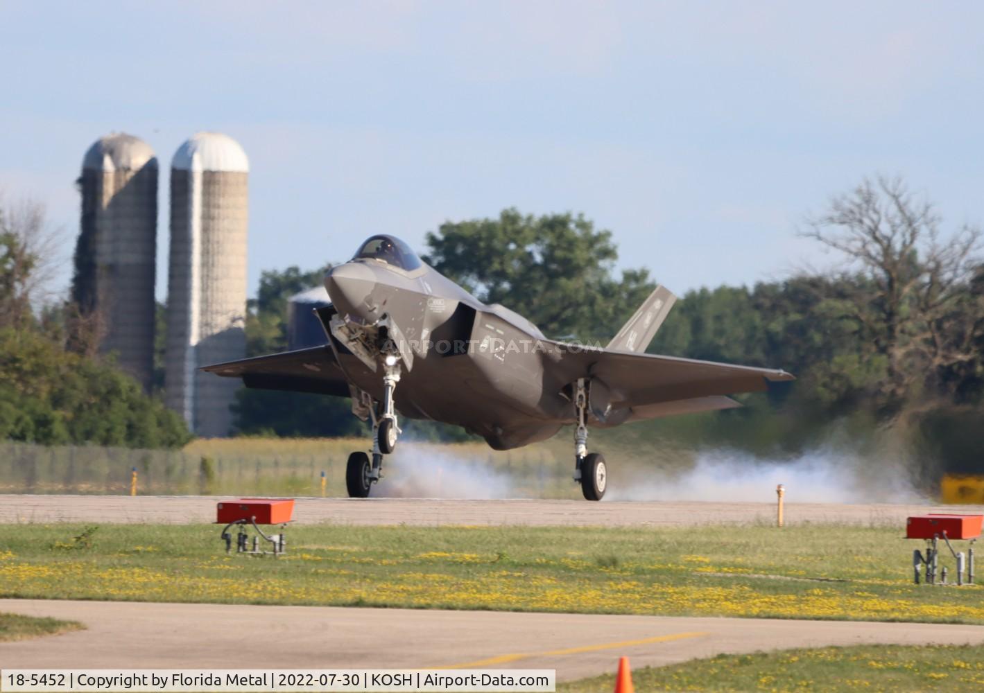 18-5452, Lockheed Martin F-35A Lightning II C/N AF-280, USAF F-35A zx