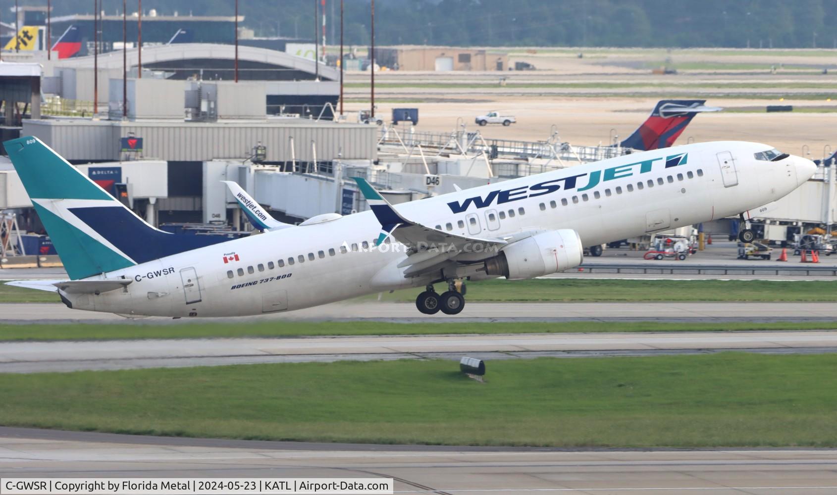 C-GWSR, 2009 Boeing 737-8CT C/N 35288, WJA 738 zx ATL-CYYC