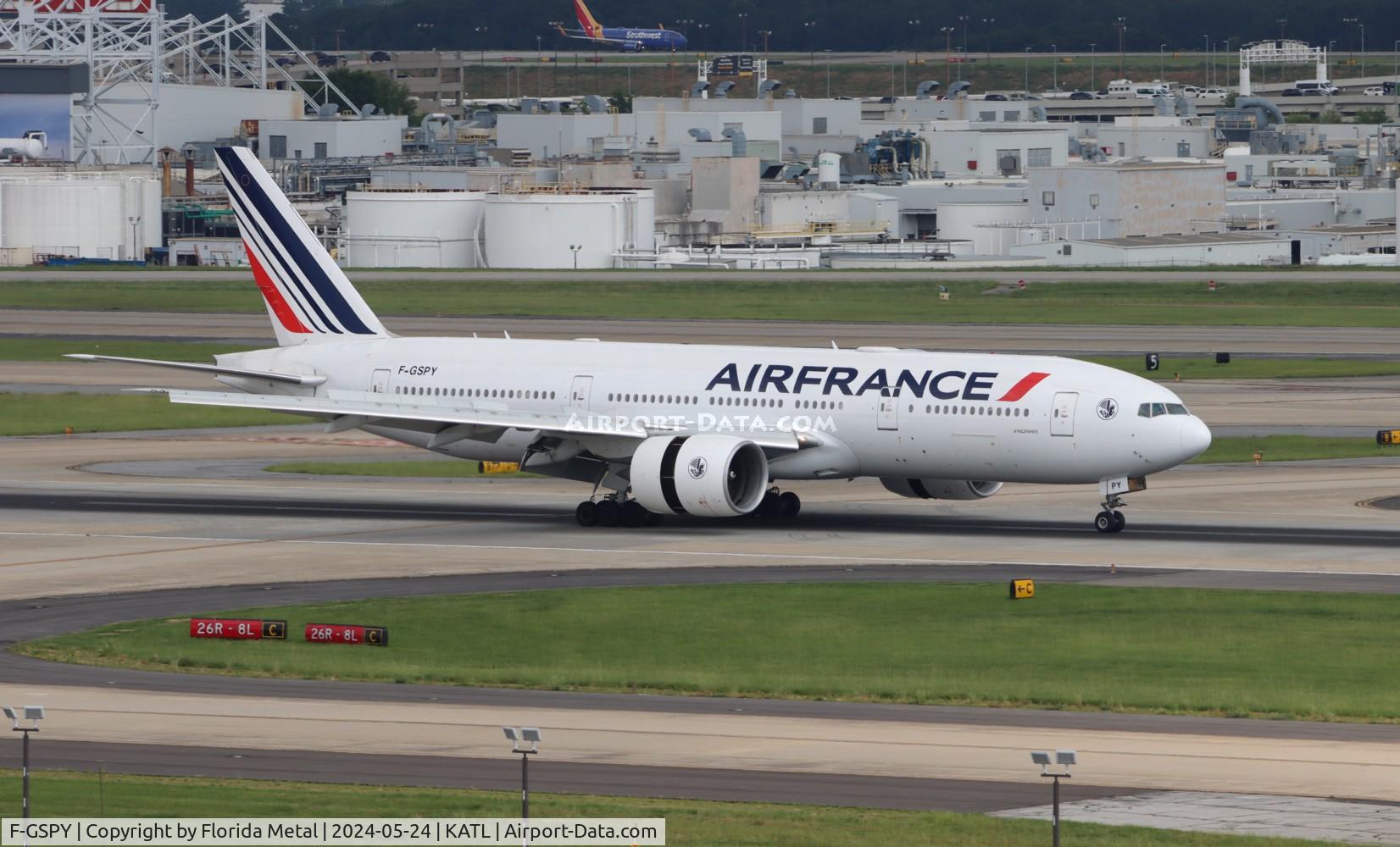 F-GSPY, 2002 Boeing 777-228/ER C/N 32305, AFR 772 zx CDG /LFPG-ATL