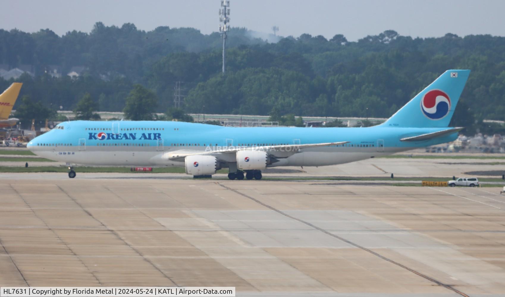 HL7631, 2015 Boeing 747-8B5 C/N 40906, KAL 748 zx ICN/RKSI-ATL