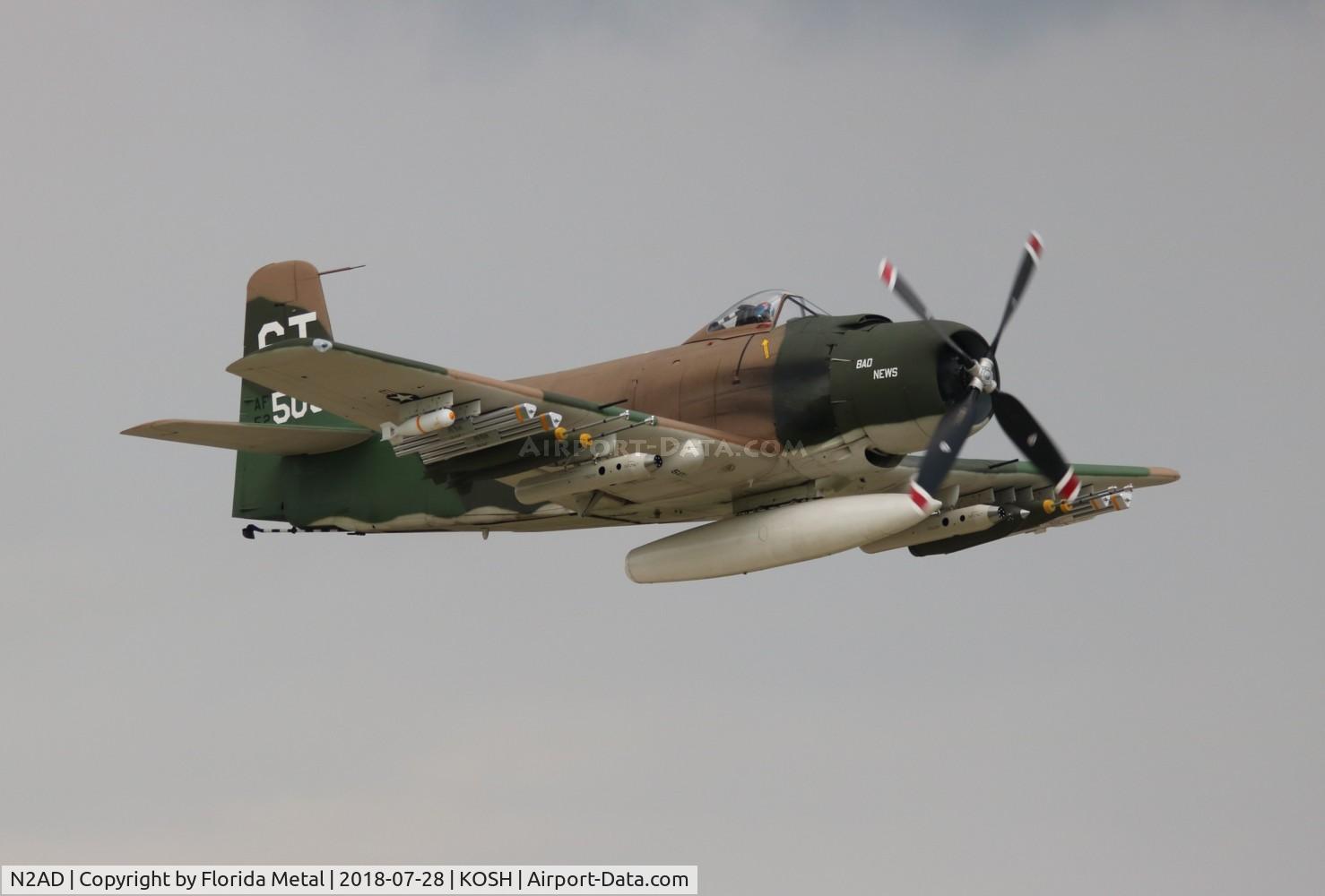 N2AD, 1947 Douglas AD-1 Skyraider C/N 09257/2085, AD-1 zx