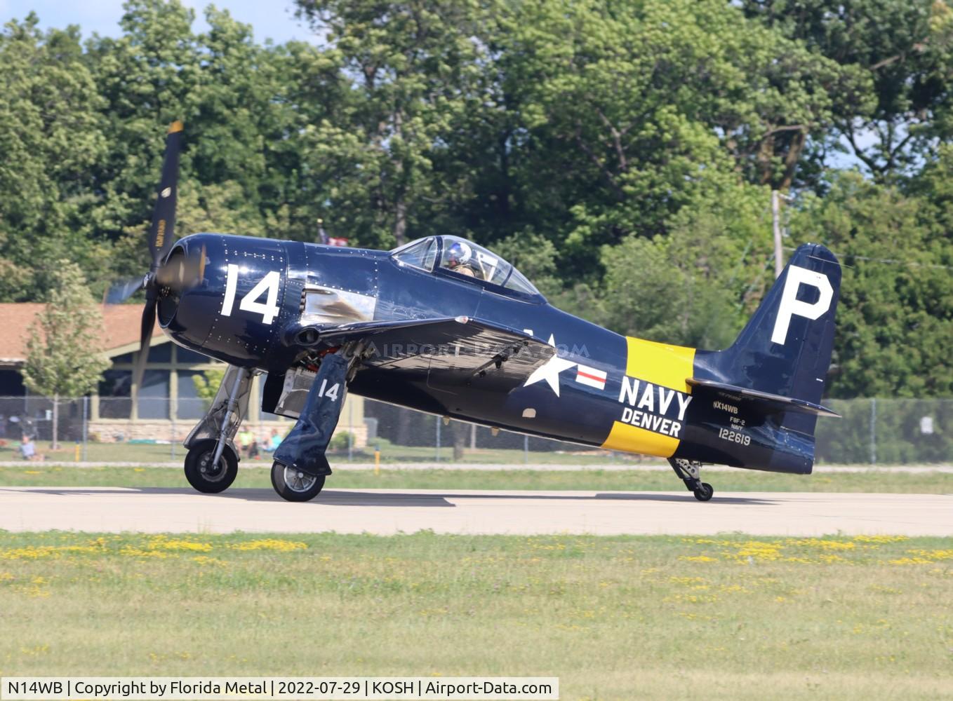 N14WB, Grumman F8F-2 (G58) Bearcat C/N D.1148, Bearcat zx