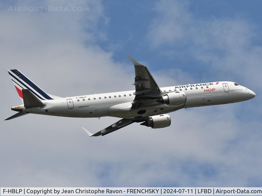 F-HBLP, 2019 Embraer 190 STD (ERJ-190-100) C/N 190-00771, Bordeaux (BOD)	Paris (CDG)	AF7443
