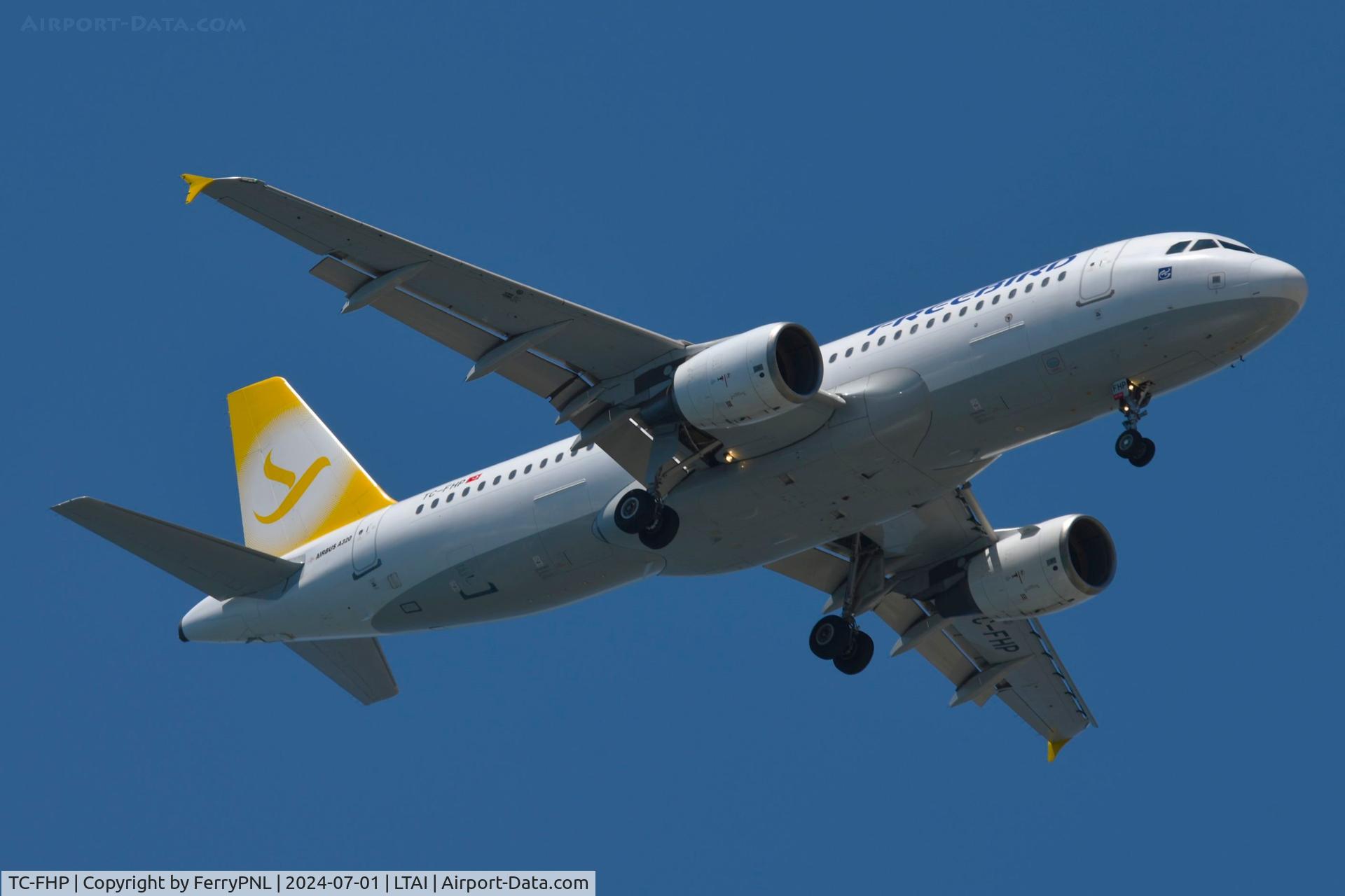 TC-FHP, 2013 Airbus A320-214 C/N 5906, Yellow tail plane Freebird A320