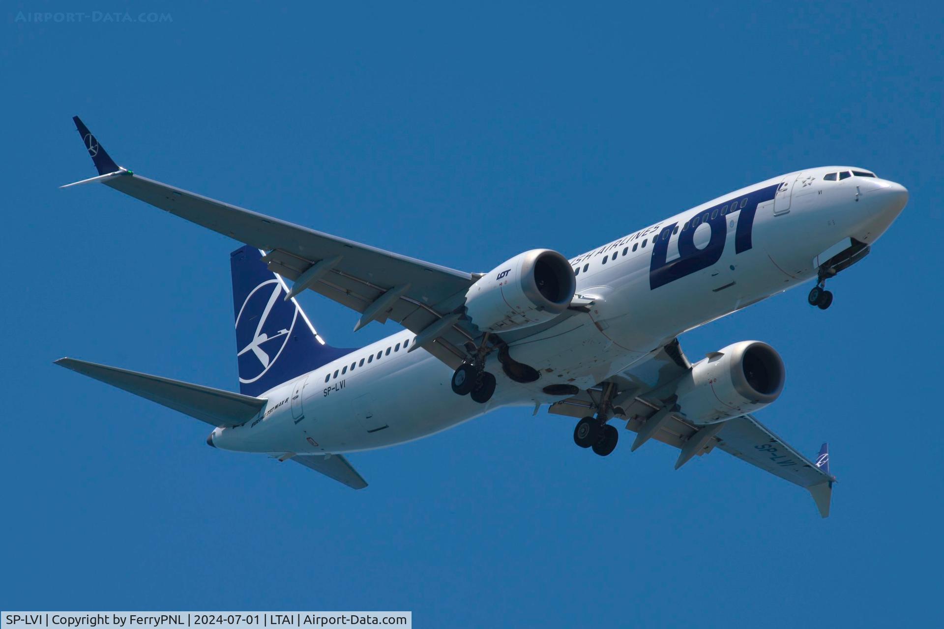SP-LVI, 2021 Boeing 737-8 MAX C/N 43326, Former Blue Air B738M now operating in blue for LOT