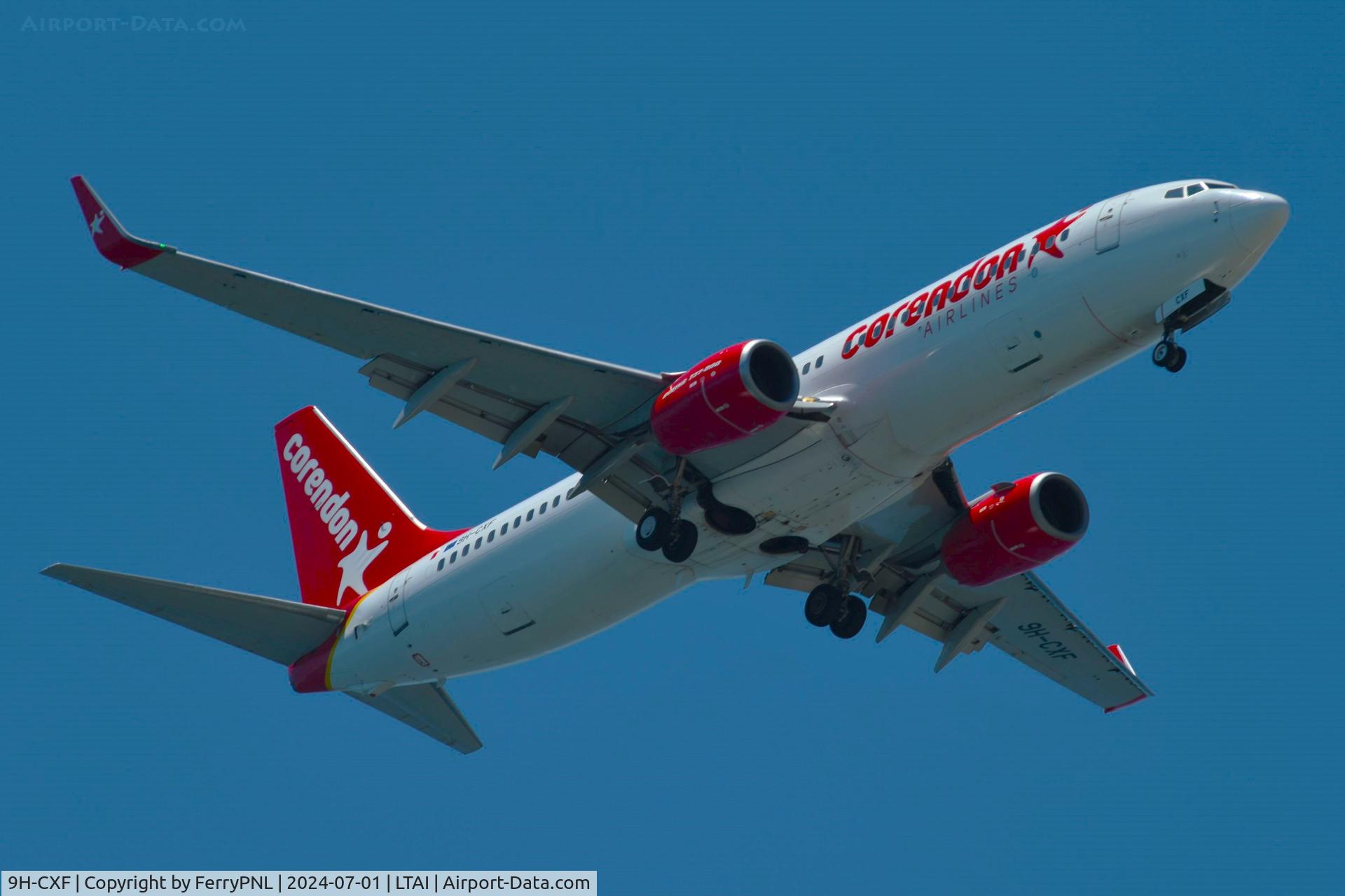 9H-CXF, 2014 Boeing 737-8KN(WL) C/N 40263, Corendon Airlines Europe B738, former FlyDubai A6-FEL