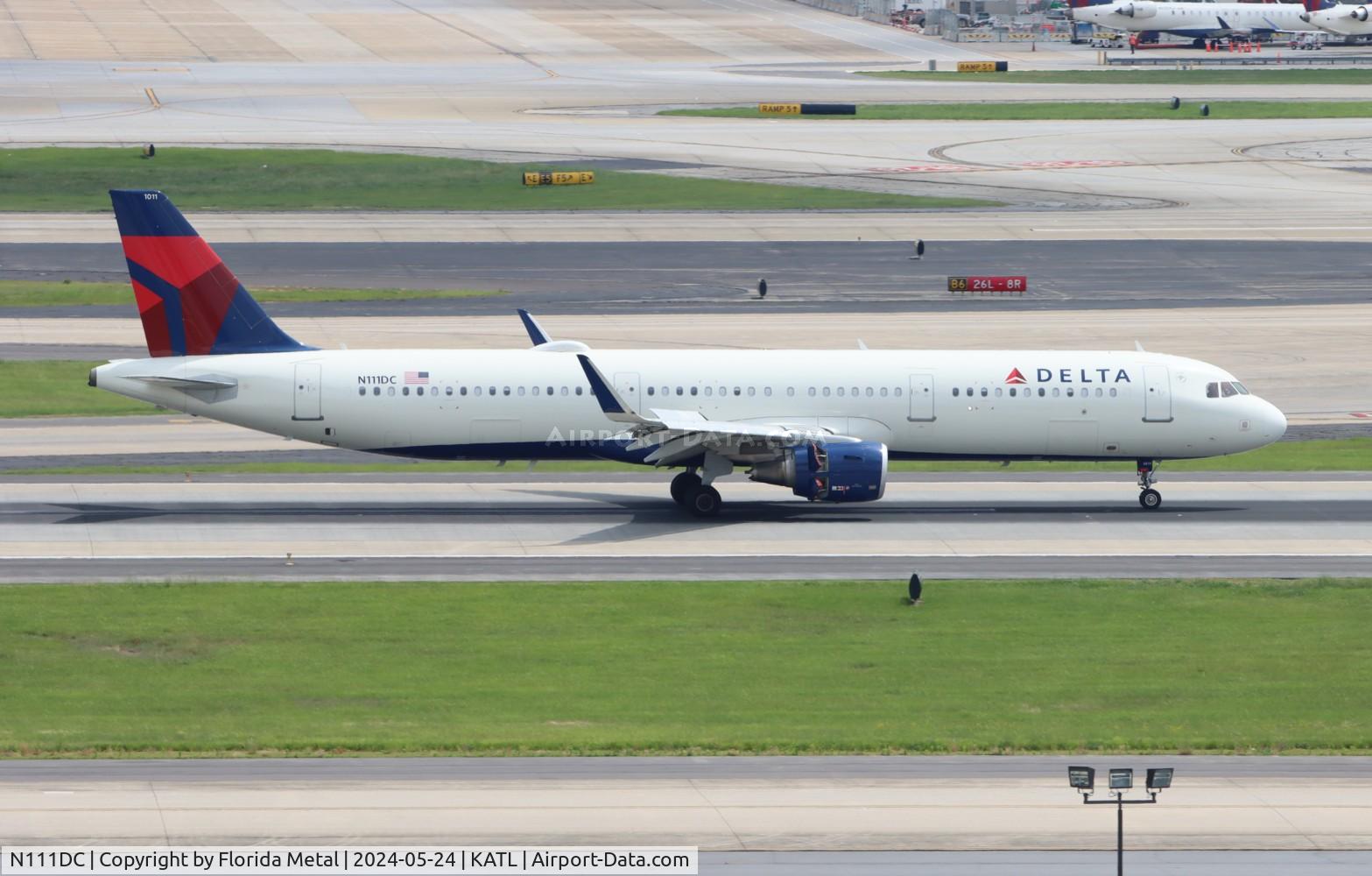 N111DC, 2020 Airbus A321-211 C/N 10018, DAL A321 zx PHL-ATL