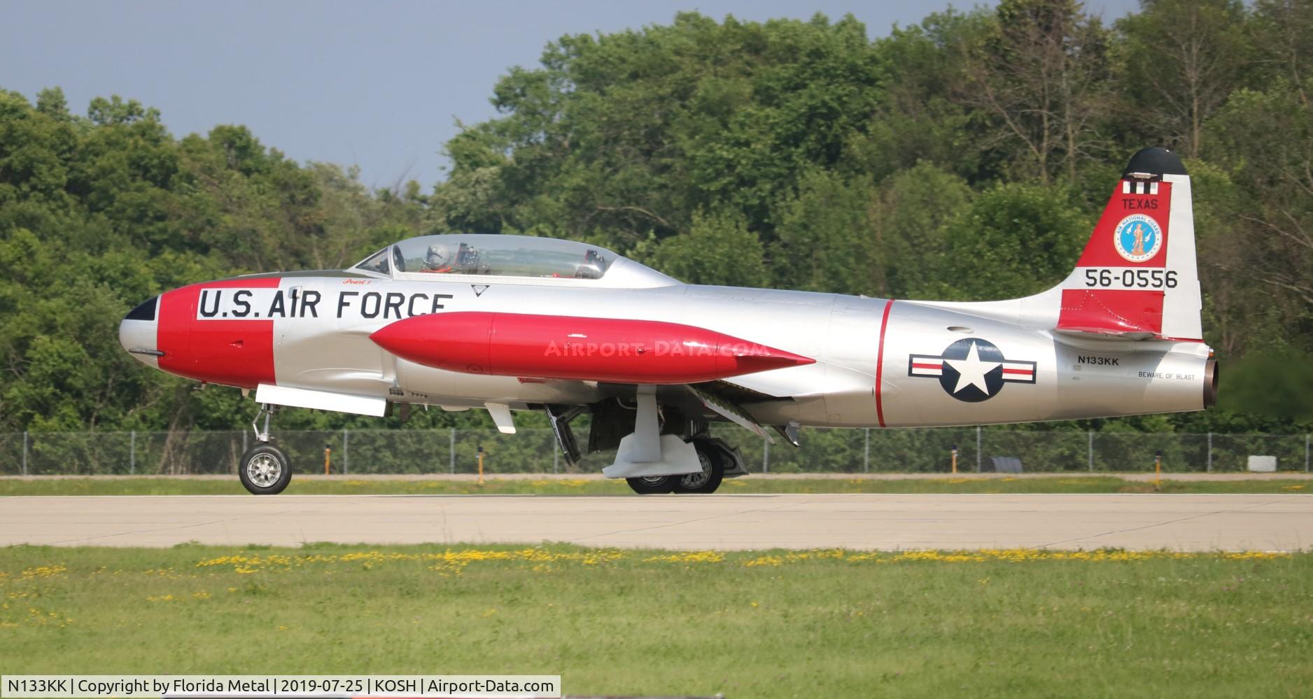 N133KK, Canadair T-33AN Silver Star 3 C/N T33-556, T-33 zx
