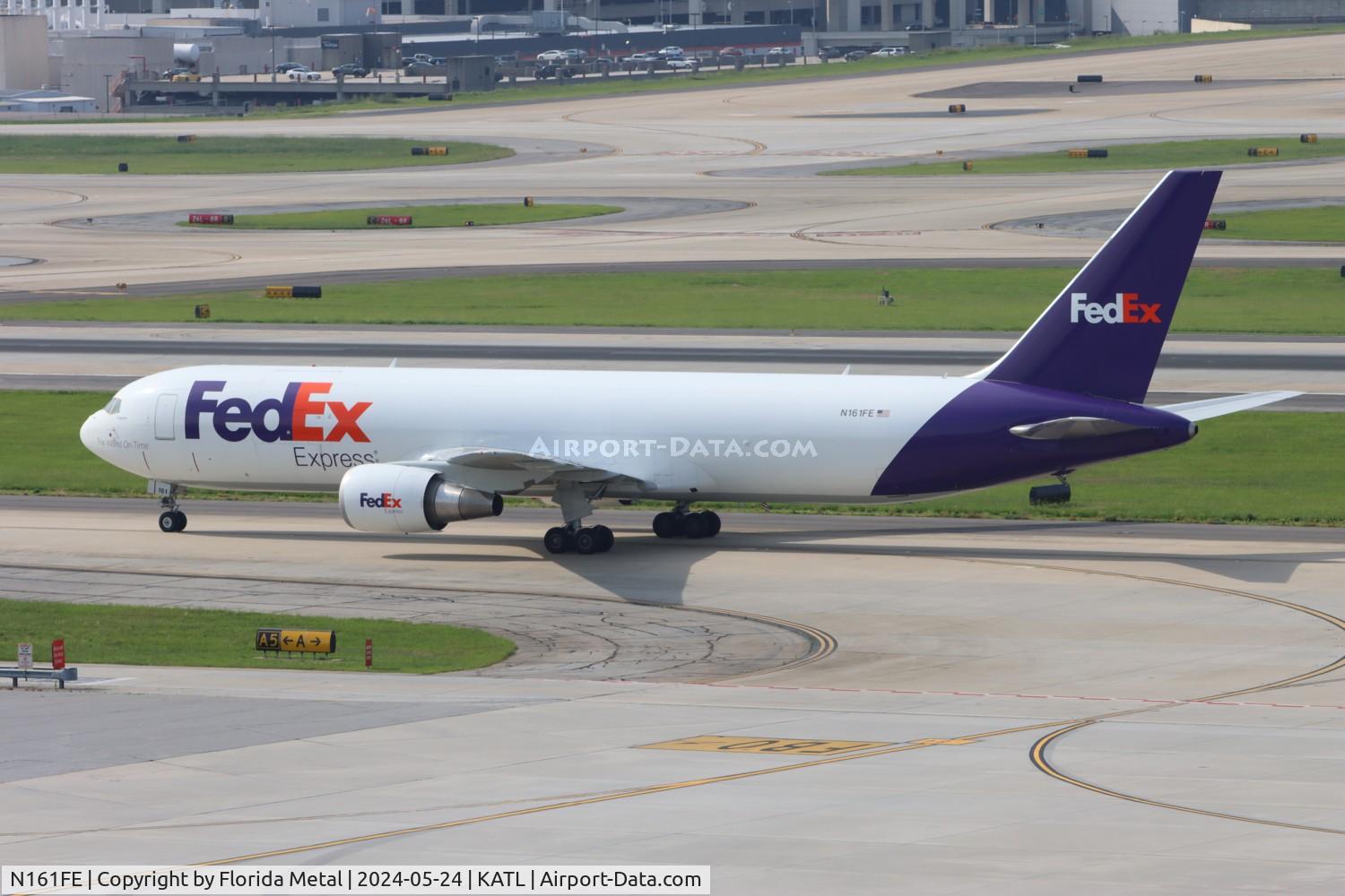 N161FE, 2018 Boeing 767-3S2FER C/N 43553, FDX 767-300F zx RDU-ATL