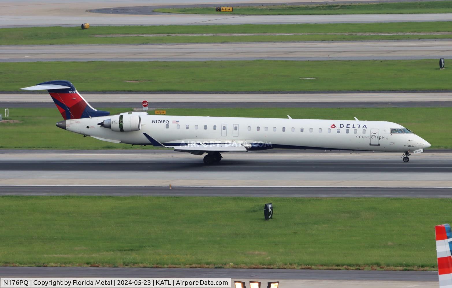 N176PQ, 2008 Bombardier CRJ-900ER (CL-600-2D24) C/N 15176, EDV/DAL CRJ9 zx HSV-ATL