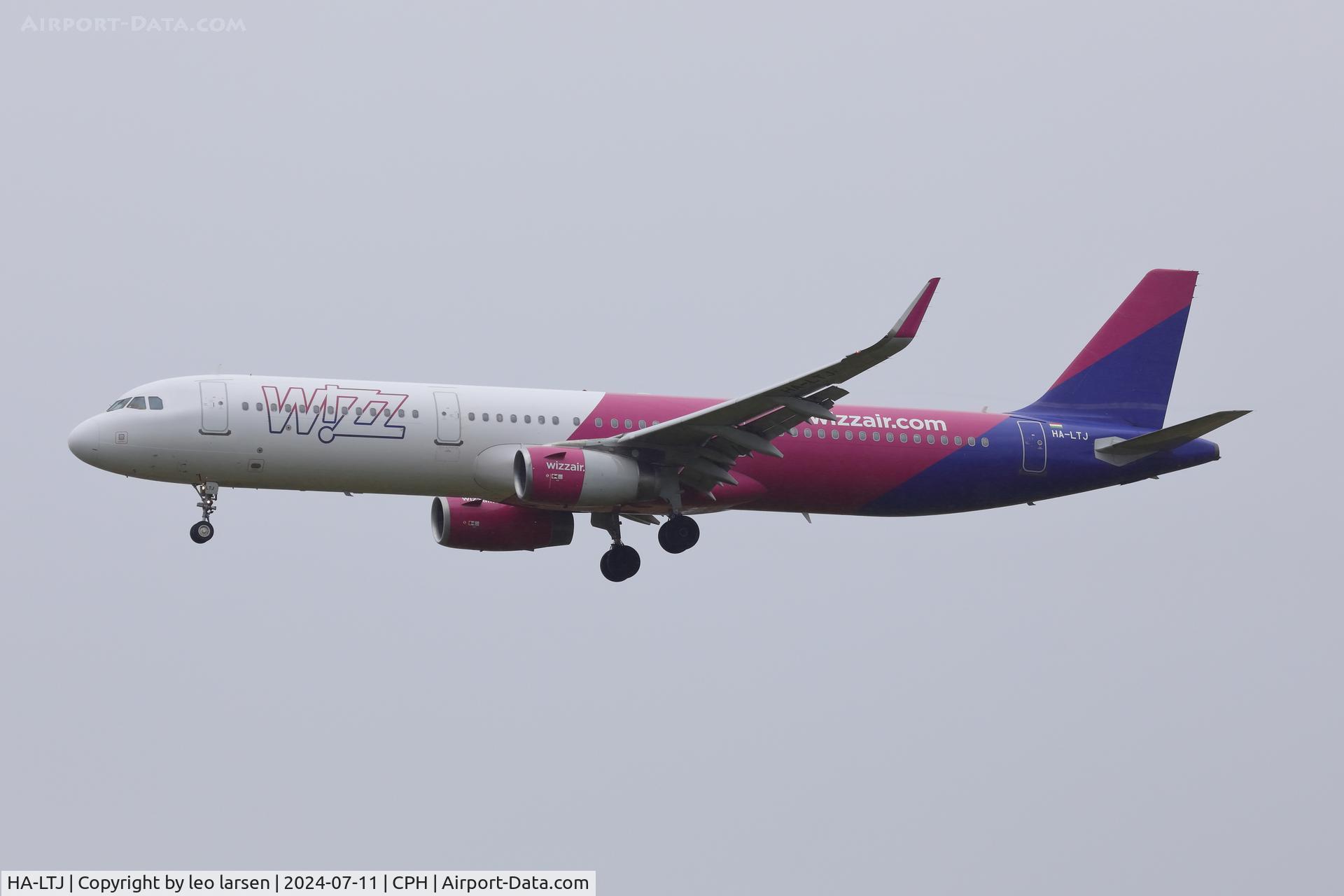 HA-LTJ, 2019 Airbus A321-231 C/N 8791, Copenhagen 11.7.2024