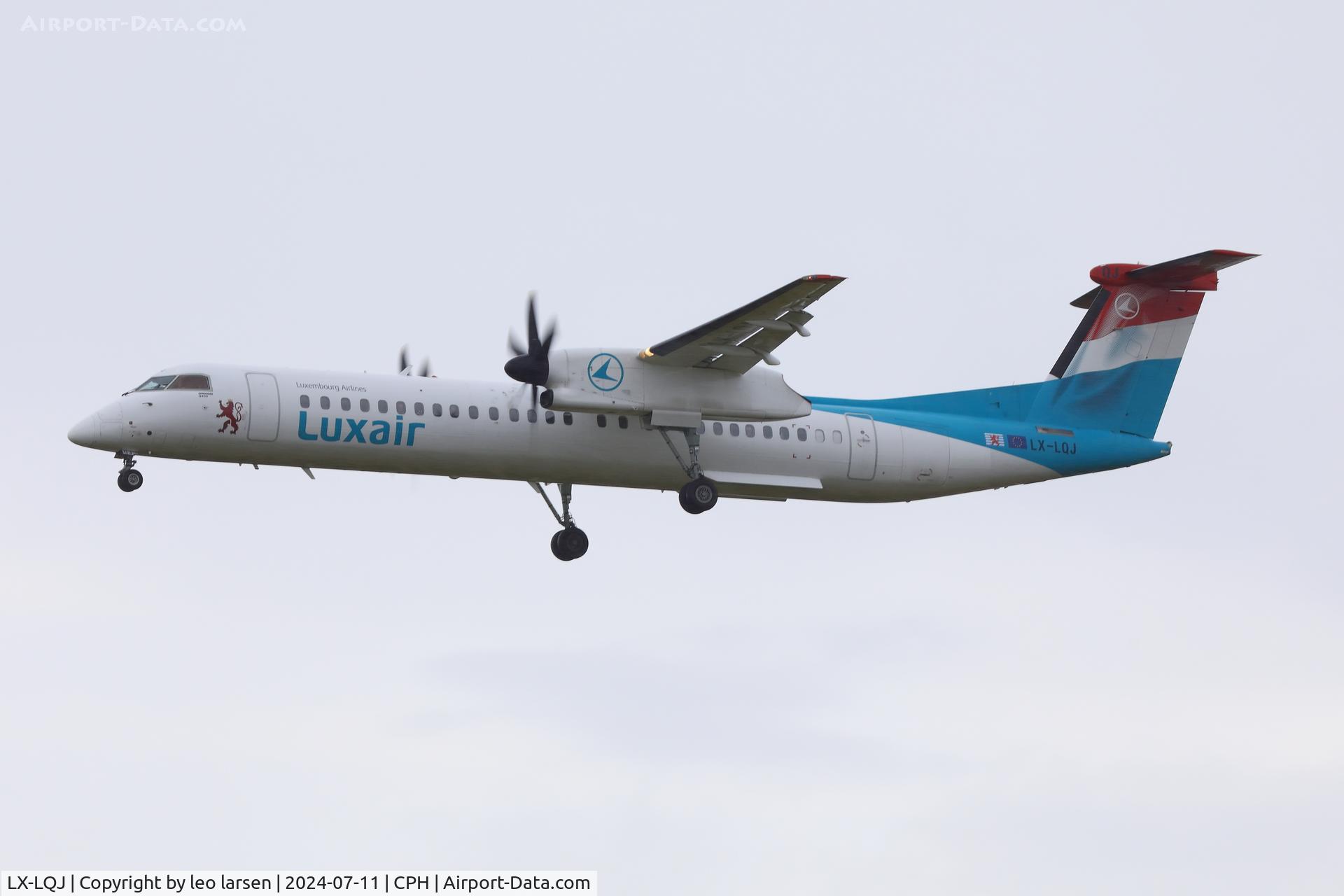 LX-LQJ, 2017 De Havilland Canada DHC-8-402Q Dash 8 C/N 4562, Copenhagen 11.7.2024