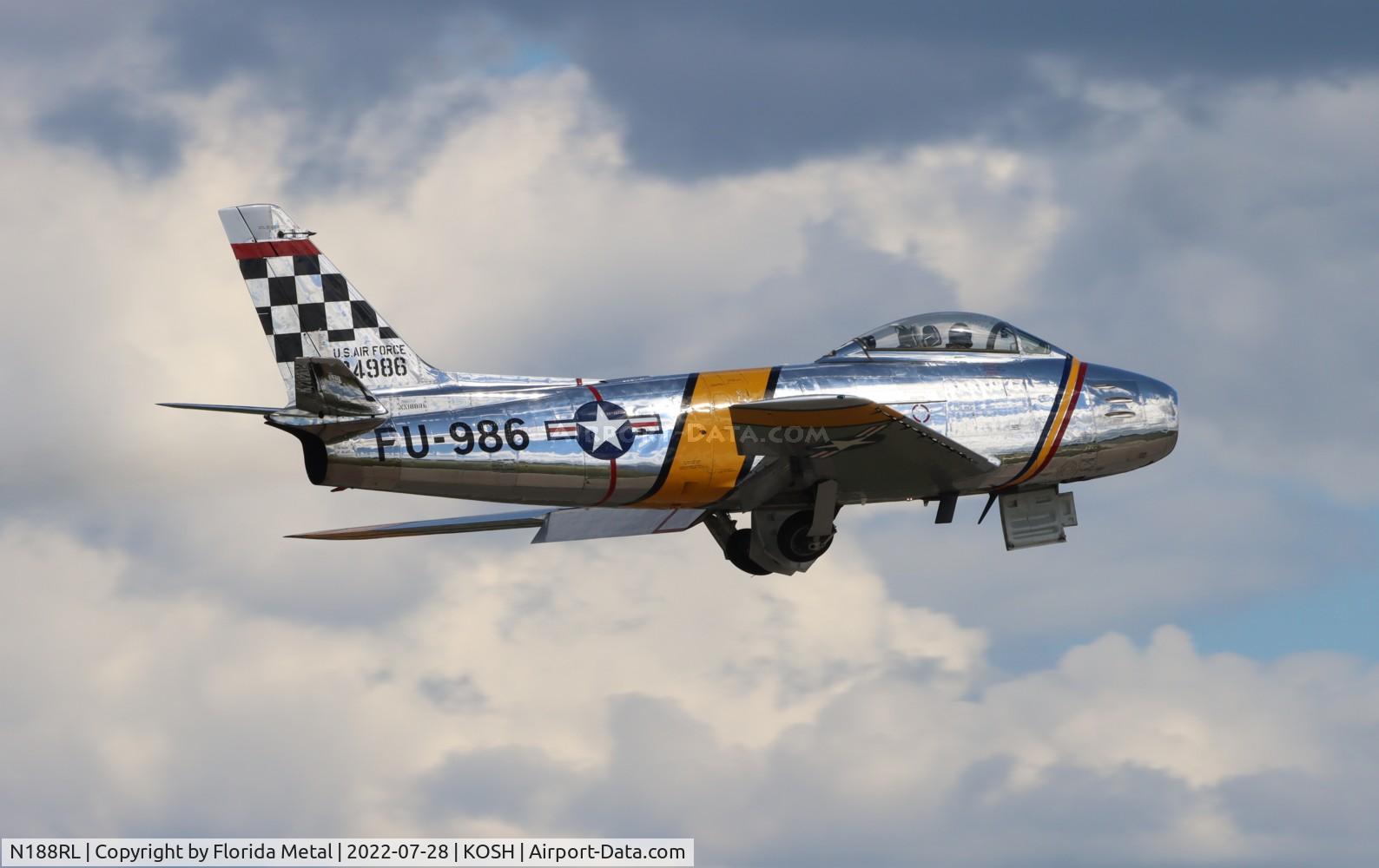 N188RL, 1952 North American F-86F Sabre C/N 191-682, F-86 zx