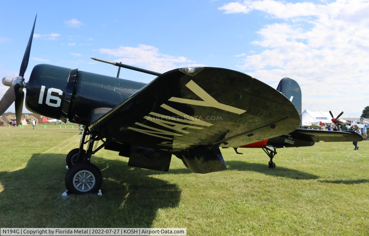N194G, Goodyear FG-1D Corsair C/N 3311, FG-1 zx