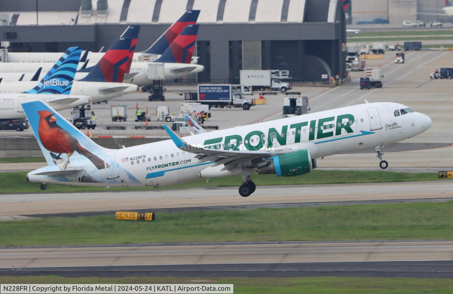 N228FR, 2013 Airbus A320-214 C/N 5526, FFT A320 Orville zx ATL-LAS