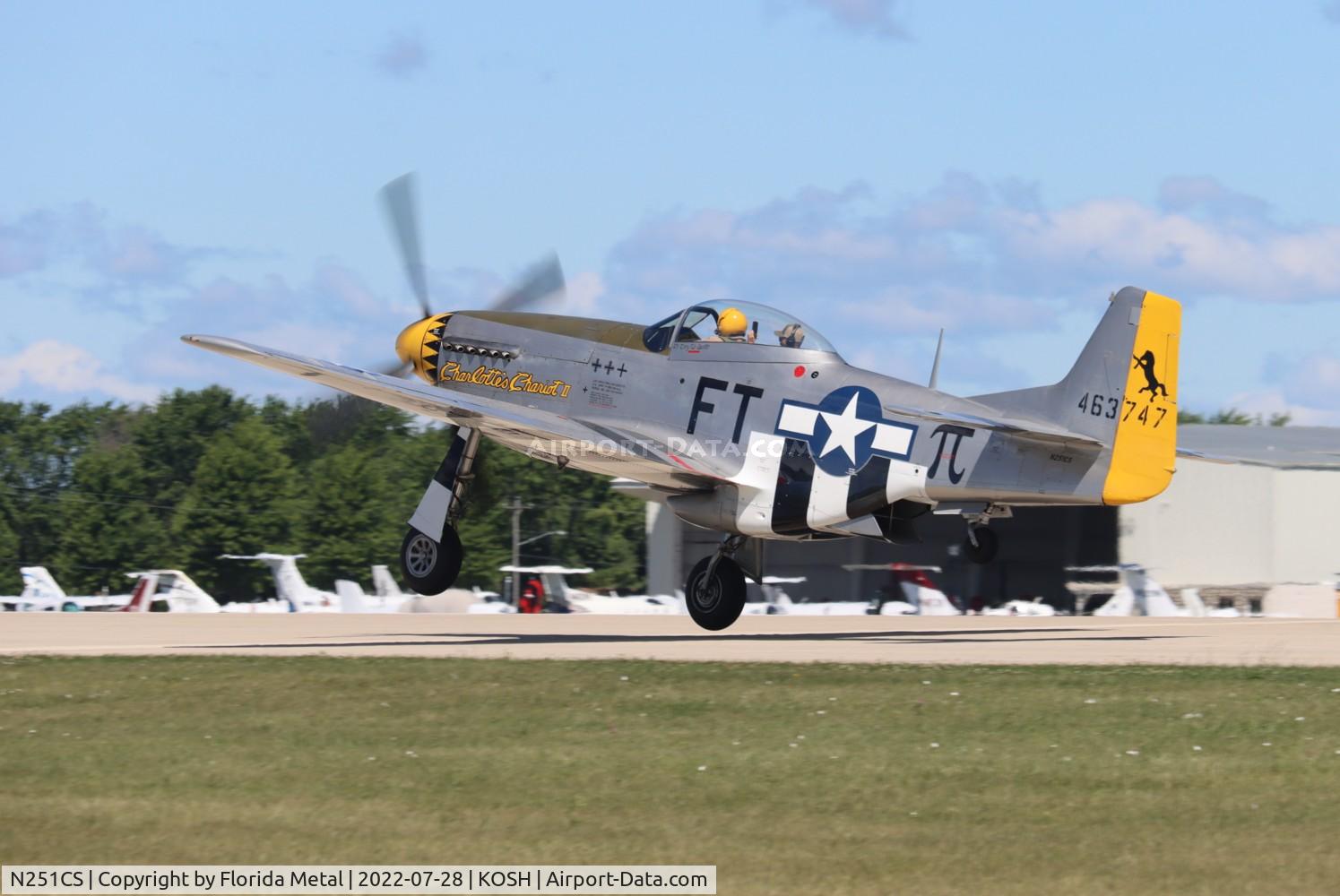 N251CS, North American F-51D Mustang C/N 44-74977N, P-51D Charlotte's Chariot II zx