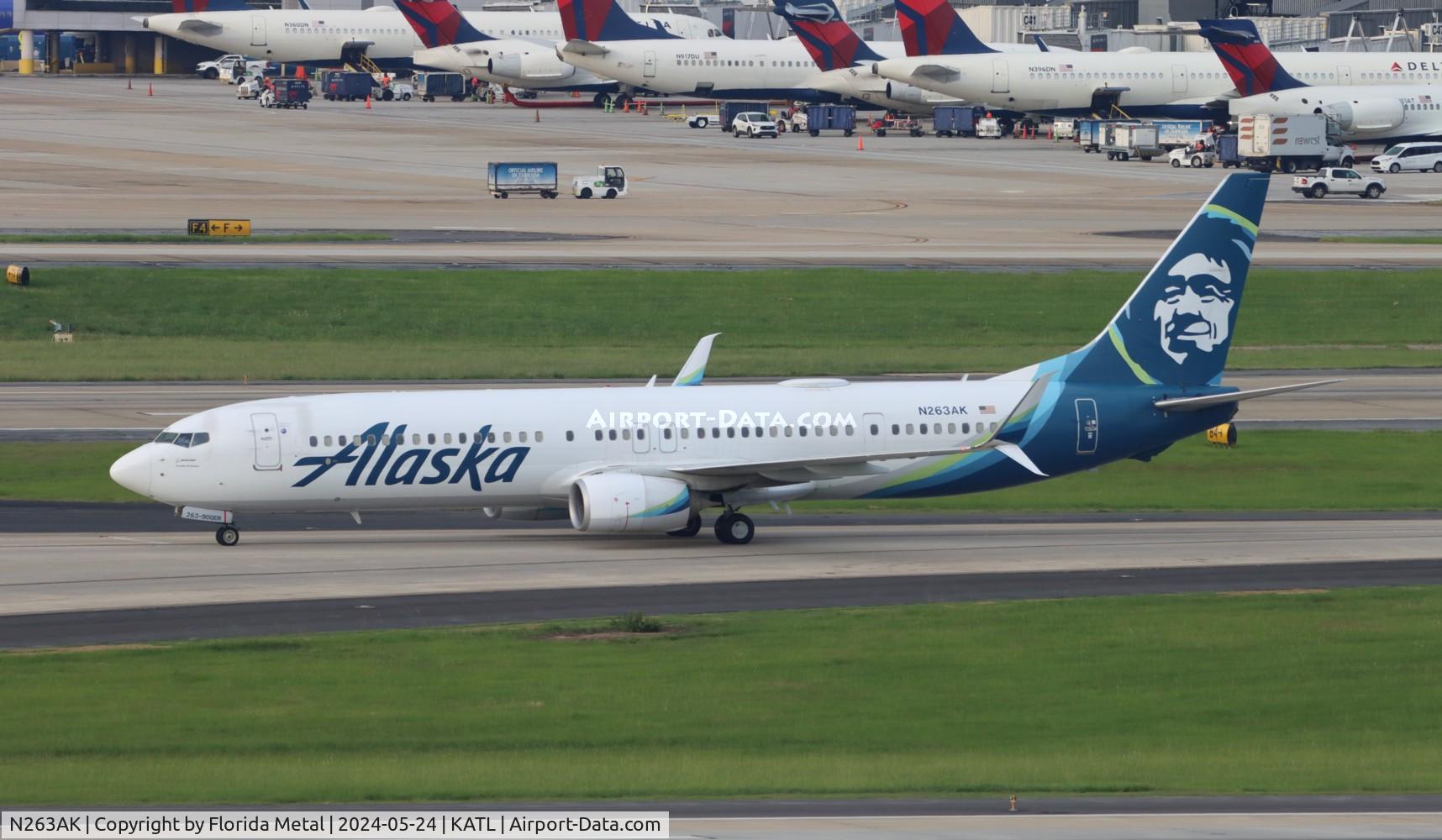 N263AK, 2016 Boeing 737-990/ER C/N 62471, ASA 739 zx SEA-ATL