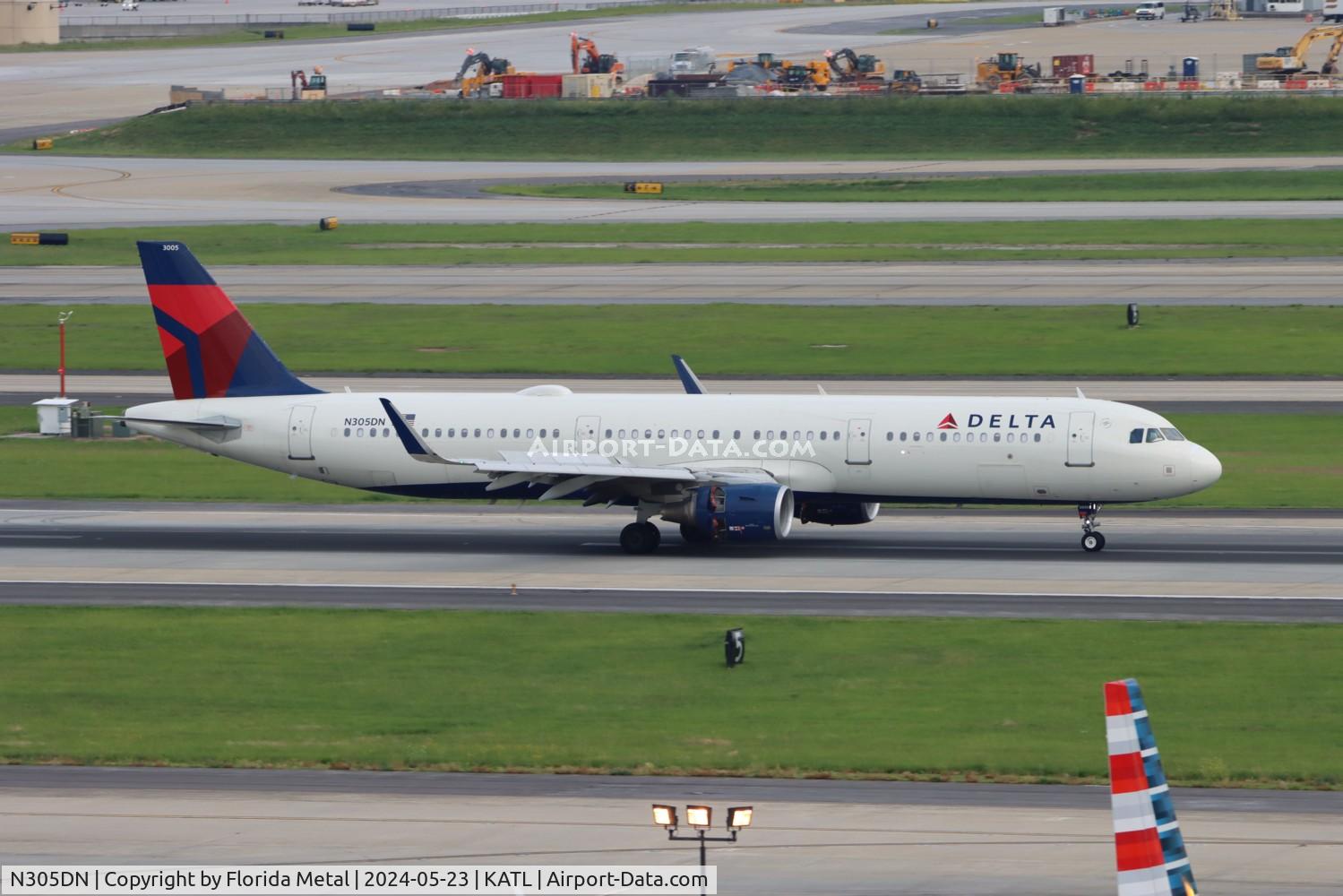 N305DN, 2016 Airbus A321-211 C/N 7149, DAL A321 zx LGA-ATL