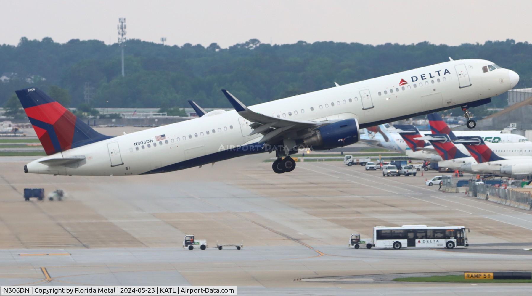 N306DN, 2016 Airbus A321-211 C/N 7165, DAL A321 zx ATL-AUS