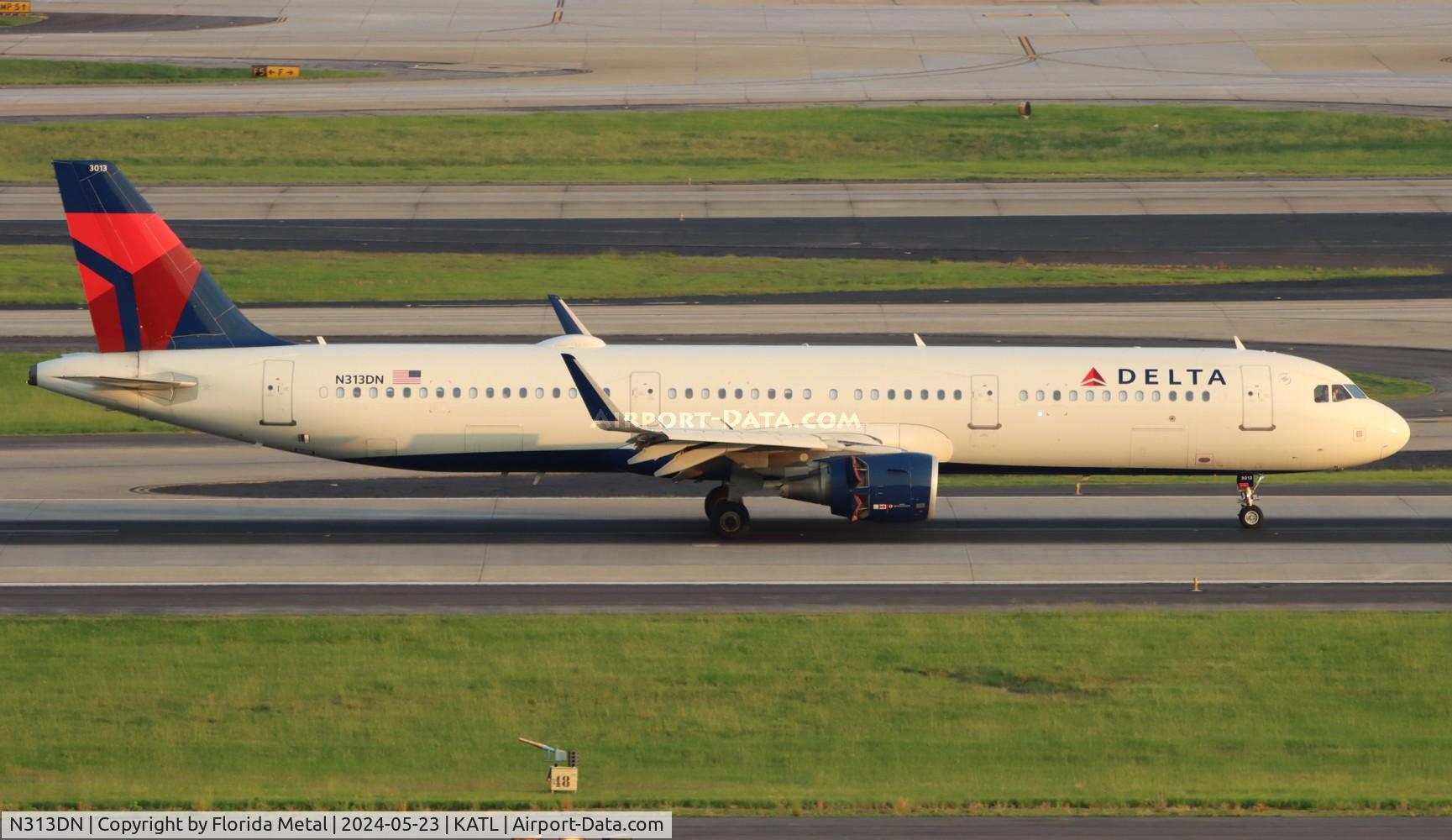 N313DN, 2016 Airbus A321-211 C/N 7381, DAL A321 zx LAX-ATL