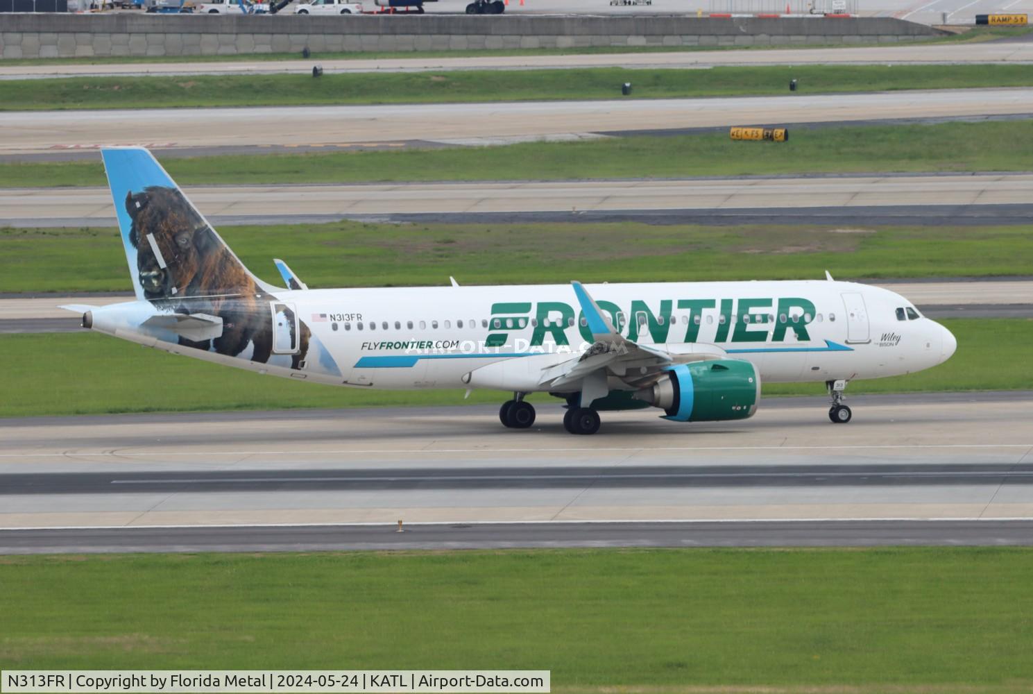N313FR, 2017 Airbus A320-251N C/N 7727, FFT A32N Wiley zx CVG-ATL