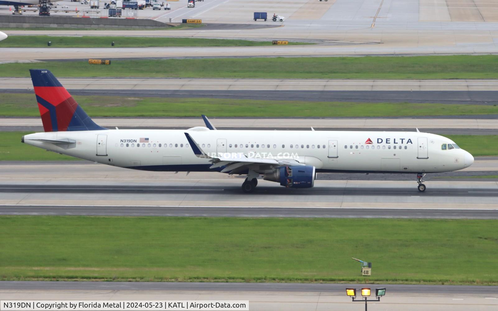 N319DN, 2017 Airbus A321-211 C/N 7479, DAL A321 zx DEN-ATL