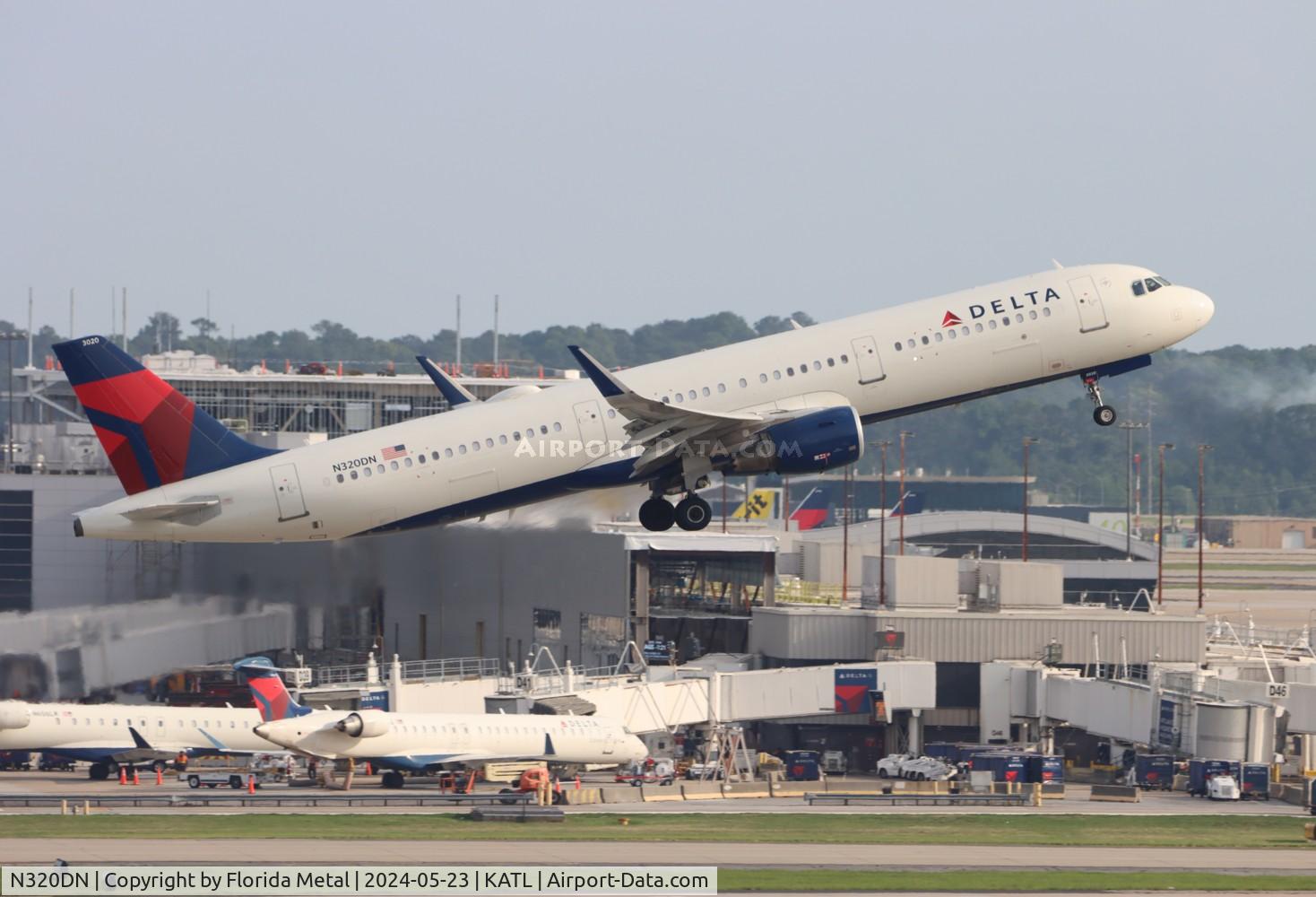 N320DN, 2017 Airbus A321-211 C/N 7546, DAL A321 zx ATL-DTW