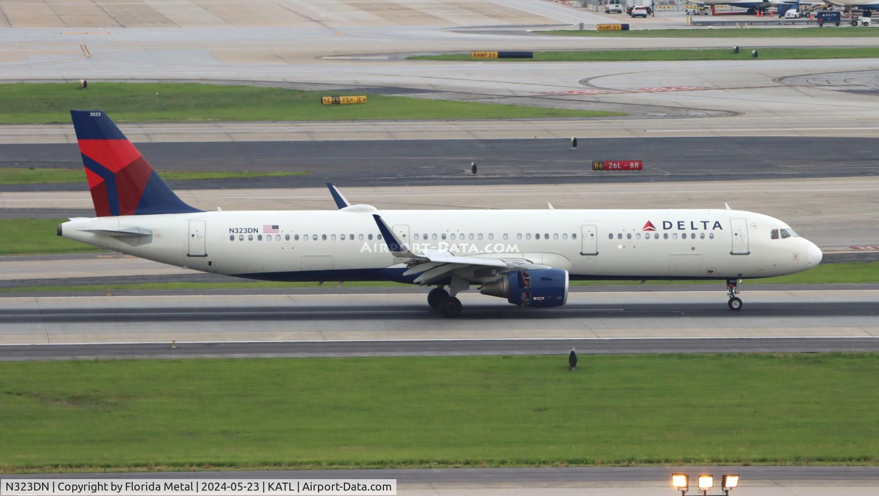 N323DN, 2017 Airbus A321-211 C/N 7672, DAL A321 zx LGA-ATL