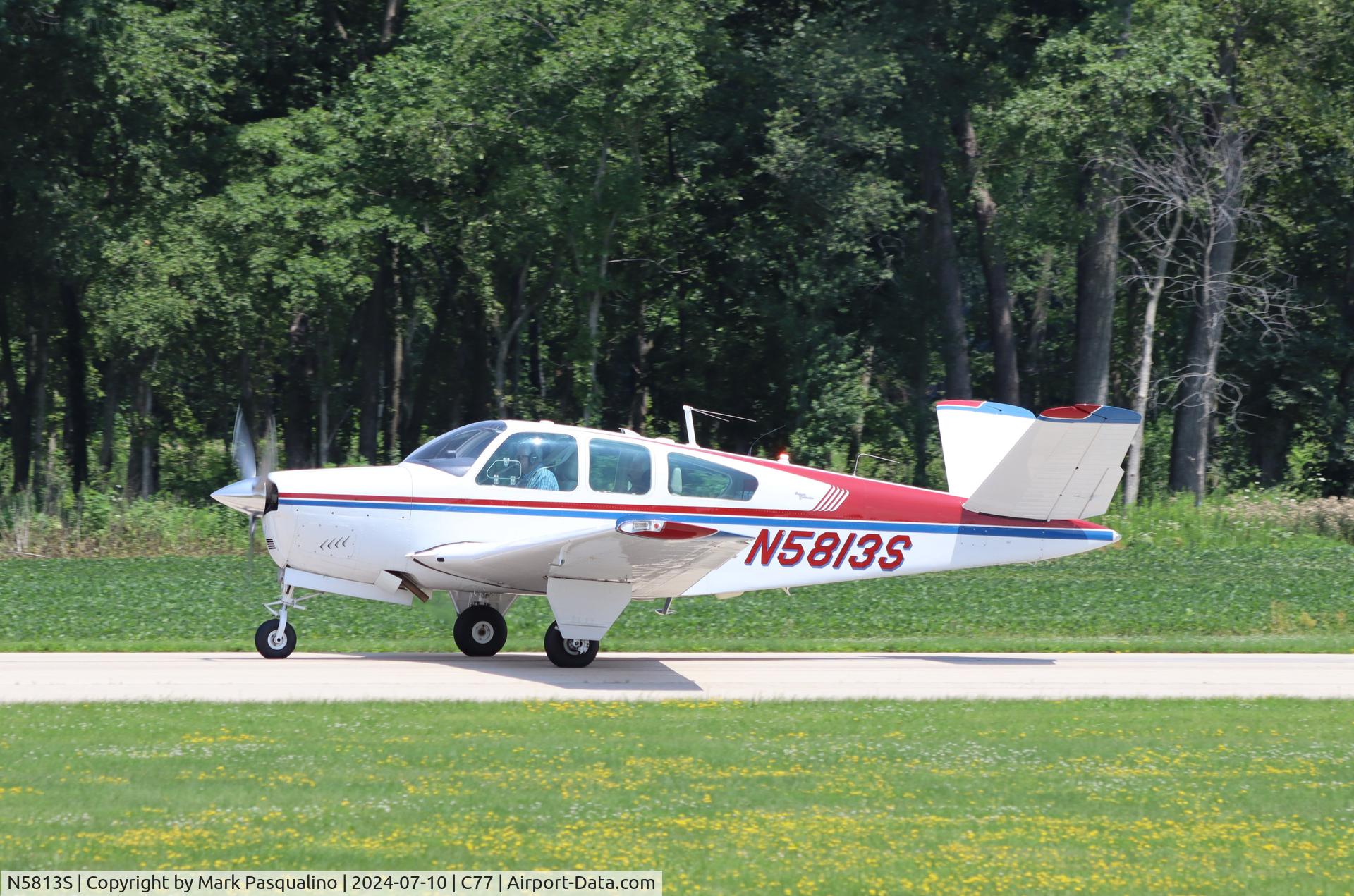 N5813S, 1964 Beech S35 Bonanza C/N D-7721, Beech S35