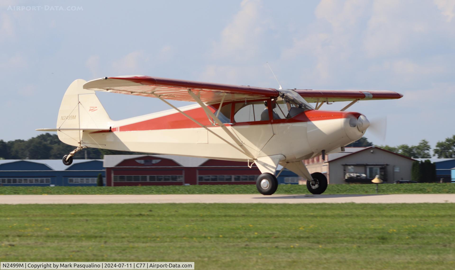 N2499M, 1947 Piper PA-12 Super Cruiser C/N 12-1566, Piper PA-12
