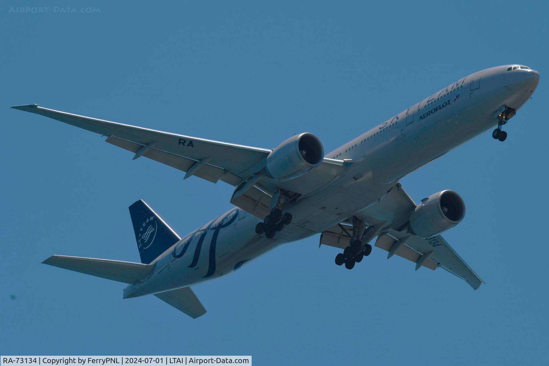 RA-73134, 2014 Boeing 777-3M0(ER) C/N 41689, Arrival of Aeroflot B773