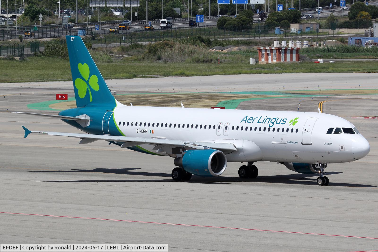 EI-DEF, 2004 Airbus A320-214 C/N 2256, at bcn