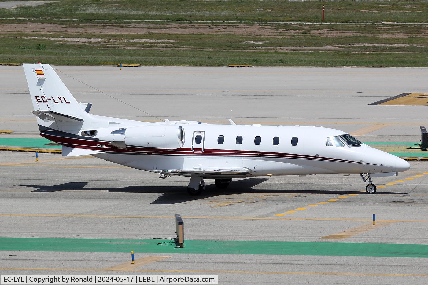 EC-LYL, 2013 Cessna 560XL Citation C/N 560-6153, at bcn