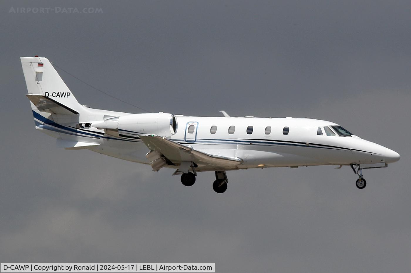 D-CAWP, 2021 Cessna 560XL Citation XLS+ C/N 5606304, at bcn