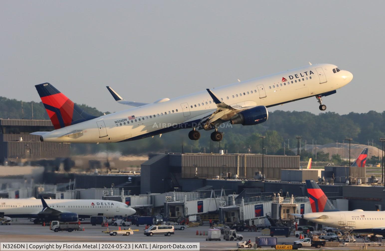 N326DN, 2017 Airbus A321-211 C/N 7645, DAL A321 zx ATL-LAS
